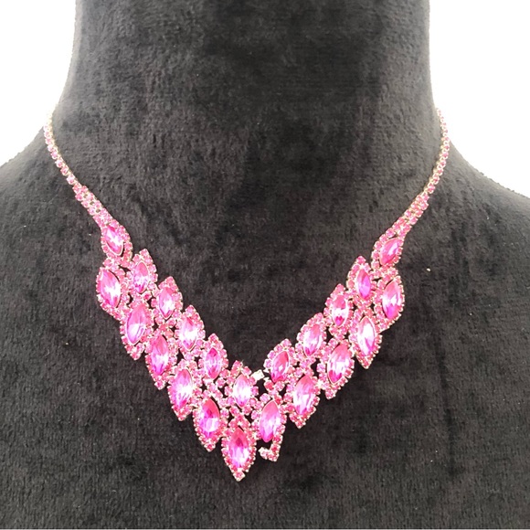 10 Necklaces Pink/Red tones (10 pieces) - Picture 9 of 11